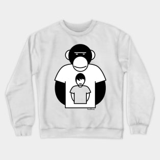 Ape-man-ape-man Crewneck Sweatshirt